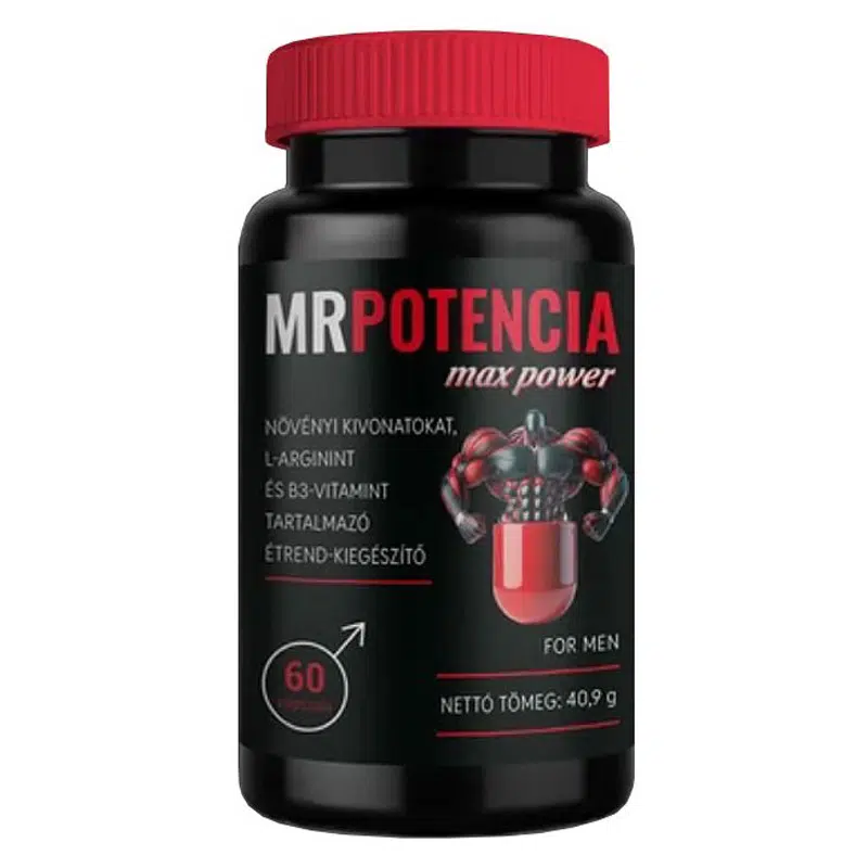 MrPotencia Max Power potencianövelő kapszula - 60db 1 MrPotencia Max Power potencianövelő kapszula - 60db