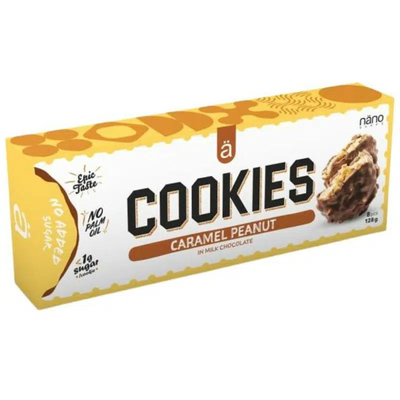 Nanosupps Cookies Caramel Peanut - 128g 1 Nanosupps Cookies Caramel Peanut - 128g