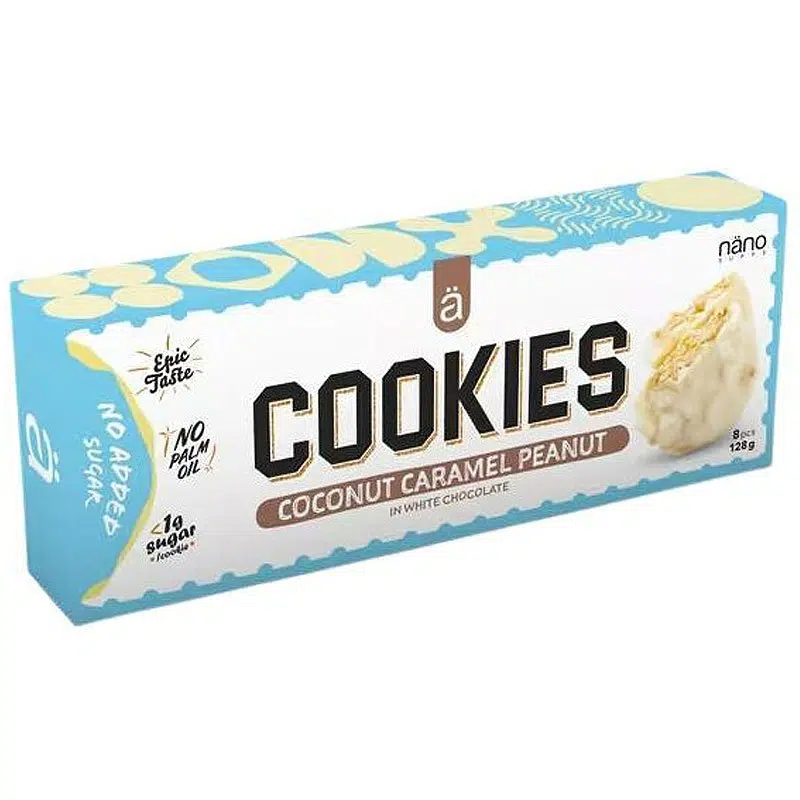 Nanosupps Cookies Coconut Caramel Peanut - 128g 1 Nanosupps Cookies Coconut Caramel Peanut - 128g