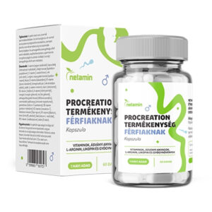 Netamin ProCreation-Termékenység férfiaknak kapszula - 60db