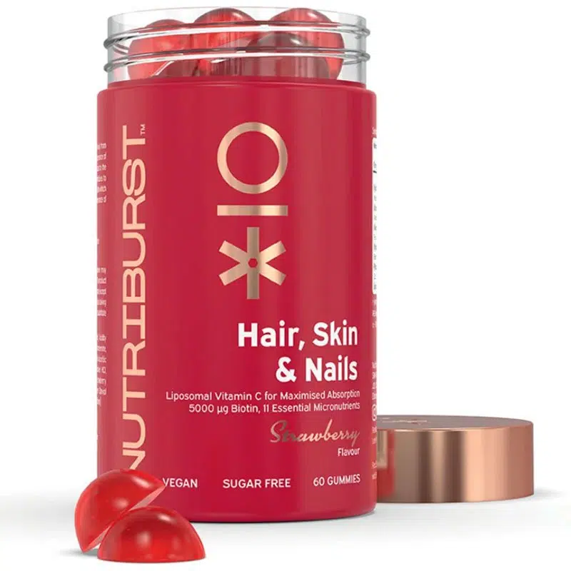 Nutriburst Premium Hair-Skin-Nails gumivitamin - 60db 1 Nutriburst Premium Hair-Skin-Nails