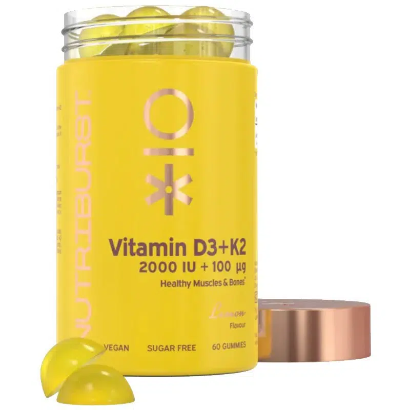 Nutriburst Premium Vitamin D3 & K2 gumivitamin - 60db 1 Nutriburst Premium Vitamin D3 & K2 gumivitamin - 60db