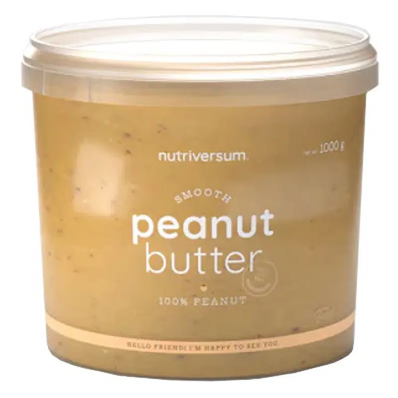 Nutriversum FOOD Peanut Butter smooth - 1000g 1 Nutriversum FOOD Peanut Butter smooth - 1000g
