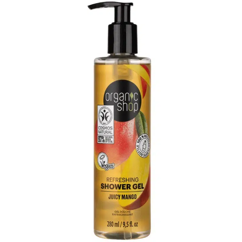 Organic Shop Frissítő tusfürdő mangóval - 280ml 1 Organic Shop Frissítő tusfürdő mangóval - 280ml