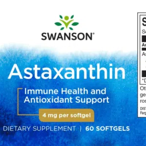 Swanson Astaxanthin kapszula - 60db 3 Swanson Astaxanthin kapszula - 60db - Image 2