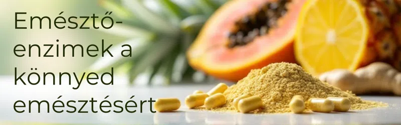 Emésztőenzim: zöld papaya az emésztés támogatásához 8 emésztőenzimek