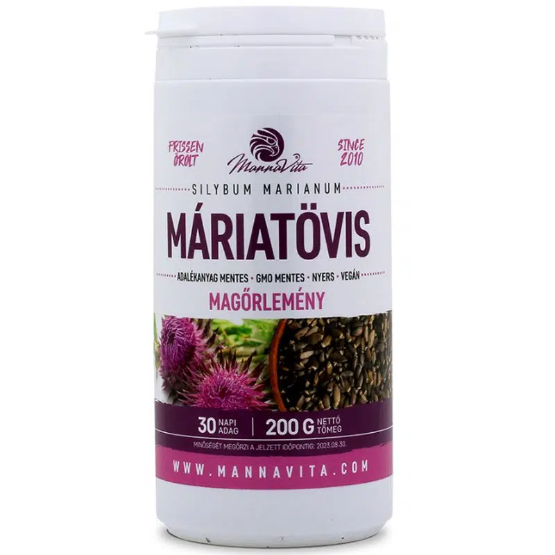 Mannavita Máriatövis Magőrlemény - 200g 1 Mannavita Máriatövis Örlemény - 200g