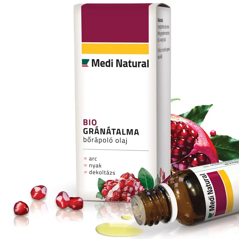 Medinatural Bio Gránátalma bőrápoló olaj - 20ml 1 Medinatural Bio Gránátalma bőrápoló olaj - 20ml