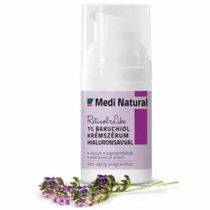 Medinatural Retinol-Like 1% Bakuchiol krémszérum Hialuronsavval - 30ml