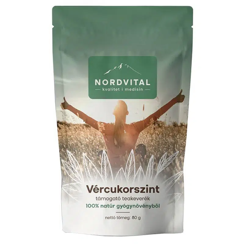 Nordvital Vércukorszint támogató teakeverék - 80g 1 Nordvital Vércukorszint támogató teakeverék - 80g
