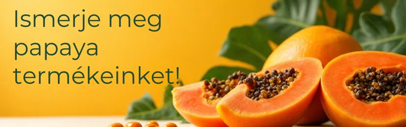Emésztőenzim: zöld papaya az emésztés támogatásához 9 papaya, emésztőenzim