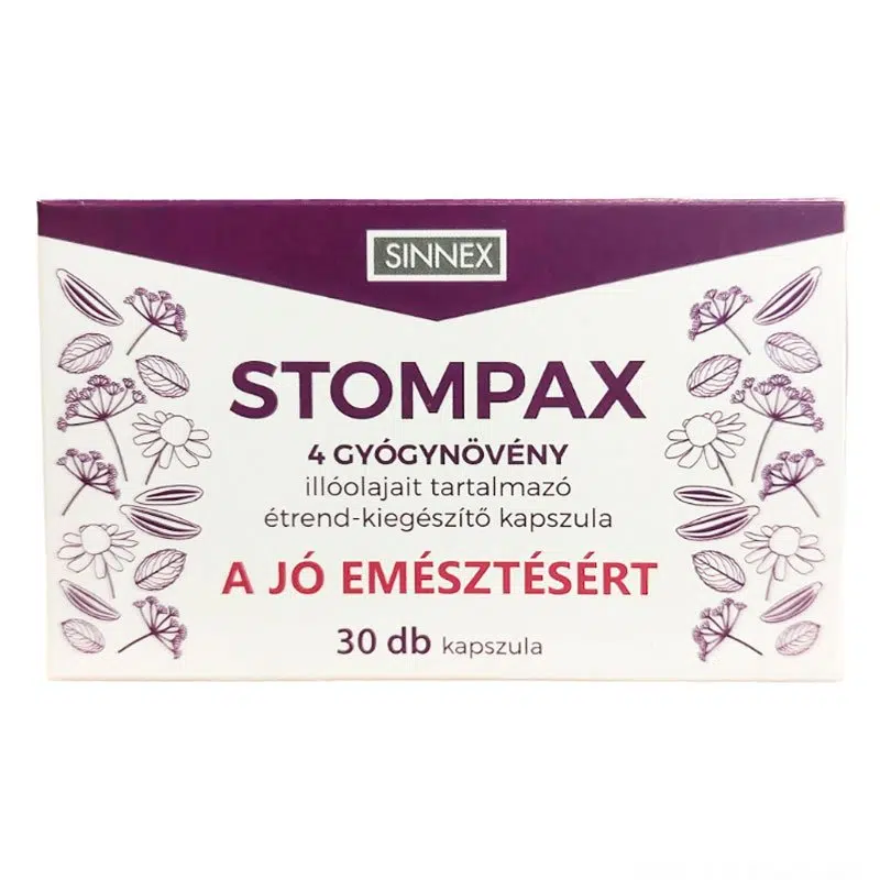 Stompax - Emésztést segítő kapszula - 30db 1 Stompax - Emésztést segítő kapszula - 30db