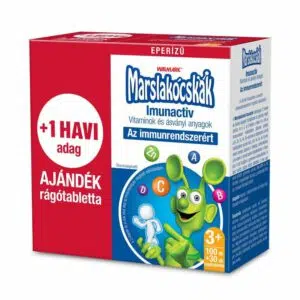 Walmark Marslakócskák Imunactiv rágótabletta epres ízben - 100+30db
