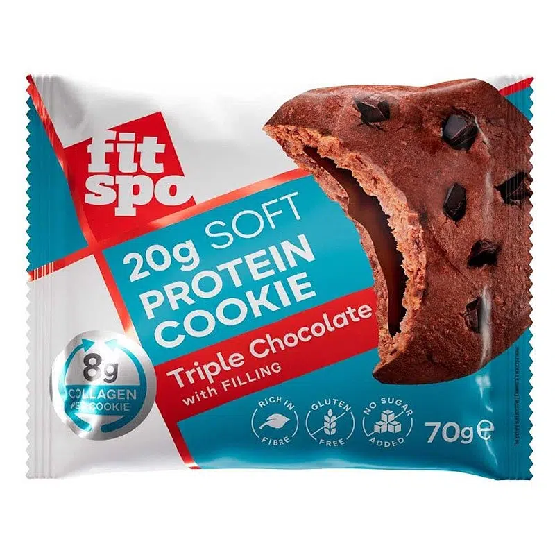 Fitspo Protein Cookie - Triplacsokis proteinsüti - 70g 1 Fitspo Protein Cookie - Triplacsokis proteinsüti - 70g