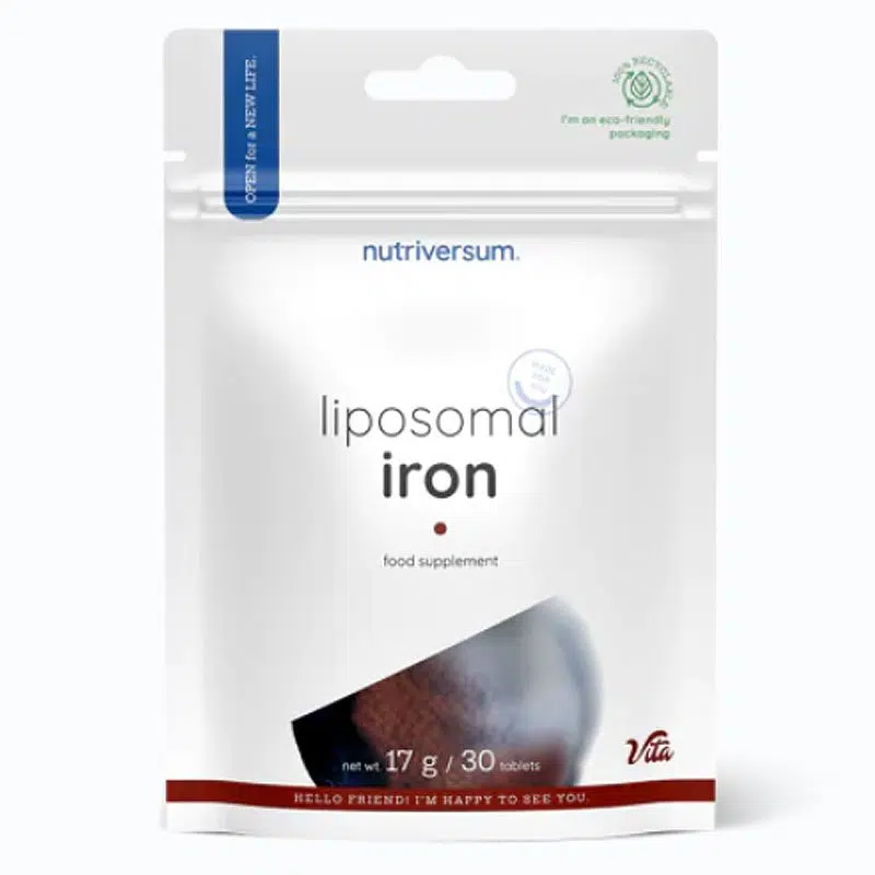 Nutriversum Liposomal Iron - Liposzómás Vas tabletta - 30db 1 Nutriversum Liposzomal Iron - Liposzómás Vas tabletta - 30db