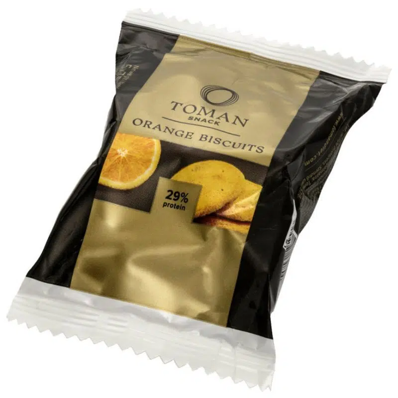Toman Snack Keksz kandírozott narancshéj darabokkal - 37,5g 1 Toman Snack Keksz kandírozott narancshéj darabokkal - 37,5g