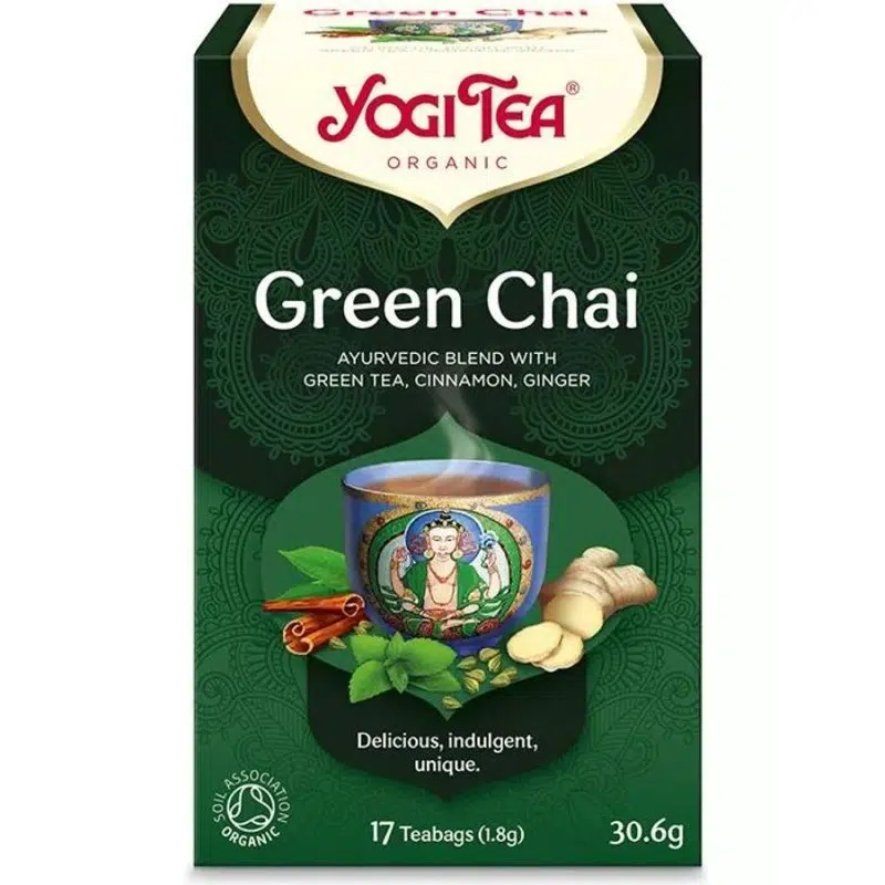 Yogi Bio Green Chai Zöld tea - 17 filter/doboz 1 Yogi Bio Green Chai Zöld tea - 17 filter/doboz
