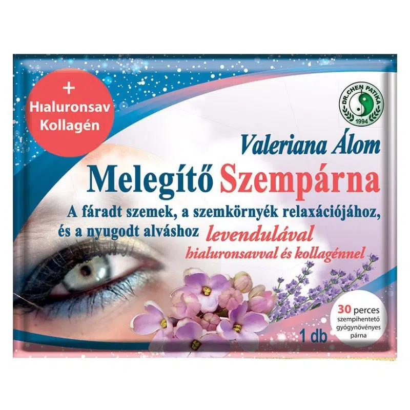 Dr. Chen Valeriana Álom Melegítő szempárna hyaluronnal - 1db 1 Dr. Chen Valeriana Álom Melegítő szempárna hyaluronnal - 1db