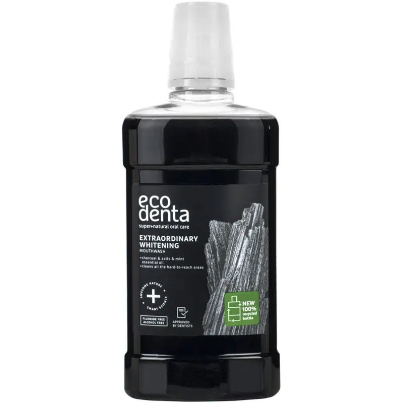 Ecodenta Fehérítő szájvíz szénnel és menta illóolajjal - 500ml 1 Ecodenta Fehérítő szájvíz szénnel és menta illóolajjal - 500ml