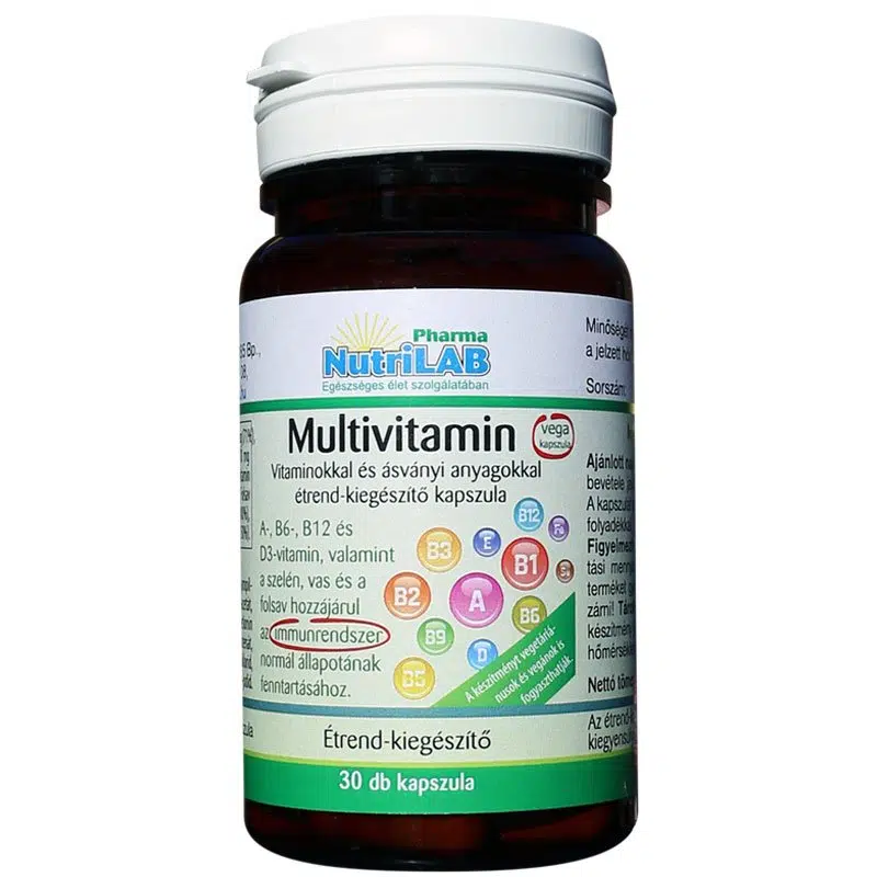 Nutrilab Multivitamin kapszula - 30db 1 Nutrilab Multivitamin kapszula - 30db