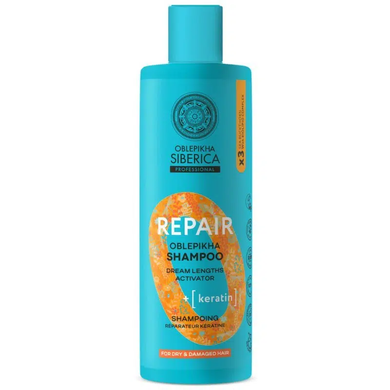Oblepikha Siberica Helyreállító homoktövis sampon - 400ml 1 Oblepikha Siberica Helyreállító homoktövis sampon - 400ml
