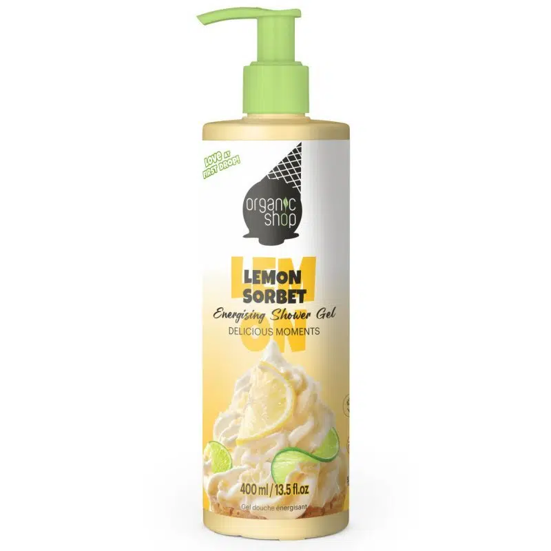 Organic Shop Citrom sorbet Energizáló tusfürdő gél - 400ml 1 Organic Shop Citrom sorbet Energizáló tusfürdő gél - 400ml