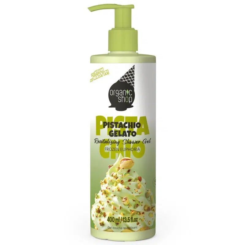 Organic Shop Pisztácia fagyi Revitalizáló tusfürdő gél - 400ml 1 Organic Shop Pisztácia fagyi Revitalizáló tusfürdő gél - 400ml