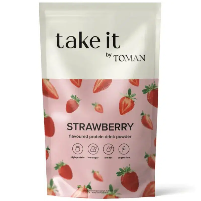 Take it by Toman Fehérje italpor - Eper - 450g 1 Take it by Toman Fehérje italpor - Eper - 450g