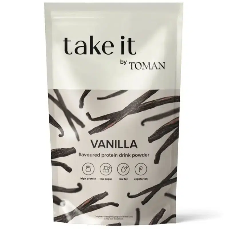 Take it by Toman Fehérje italpor - Vanília - 450g 1 Take it by Toman Fehérje italpor - Vanília - 450g