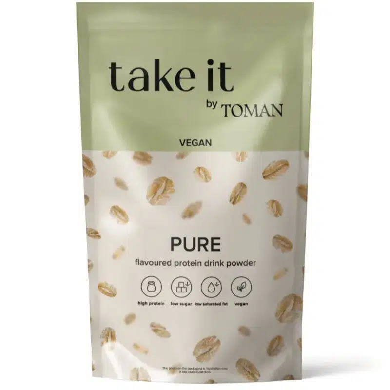 Take it by Toman Vegan Zab fehérje italpor - Natúr - 450g 1 Take it by Toman Vegan Zab fehérje italpor - Natúr - 450g