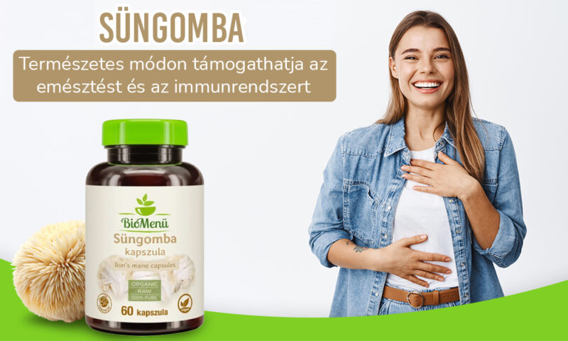 Süngomba kapszula: Az egészség kulcsa a természet erejében