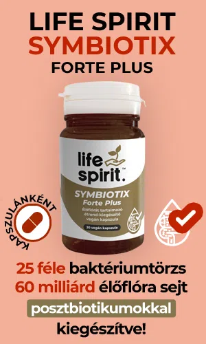 Life Spirit Symbiotix Forte Plus élőflórát tartalmazó kapszula