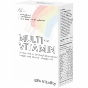Bio Vitality Multi-vitamin lágyzselatin kapszula - 60db