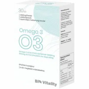 Bio Vitality Omega-3 lágyzselatin kapszula - 60db