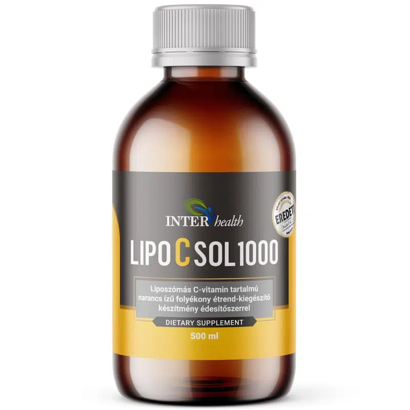 Interhealth Lipo C sol 1000 Liposzómás C-vitamin - 500ml 1 Interhealth Lipo C sol 1000 Liposzómás C-vitamin - 500ml