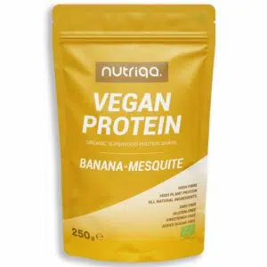 Nutriqa Bio Banán-Mesquite Vegán Proteinmix - 250g