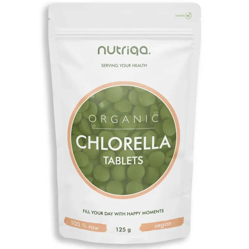 Nutriqa Bio Chlorella Alga tabletta - 125g 1 Nutriqa Bio Chlorella Alga tabletta - 125g