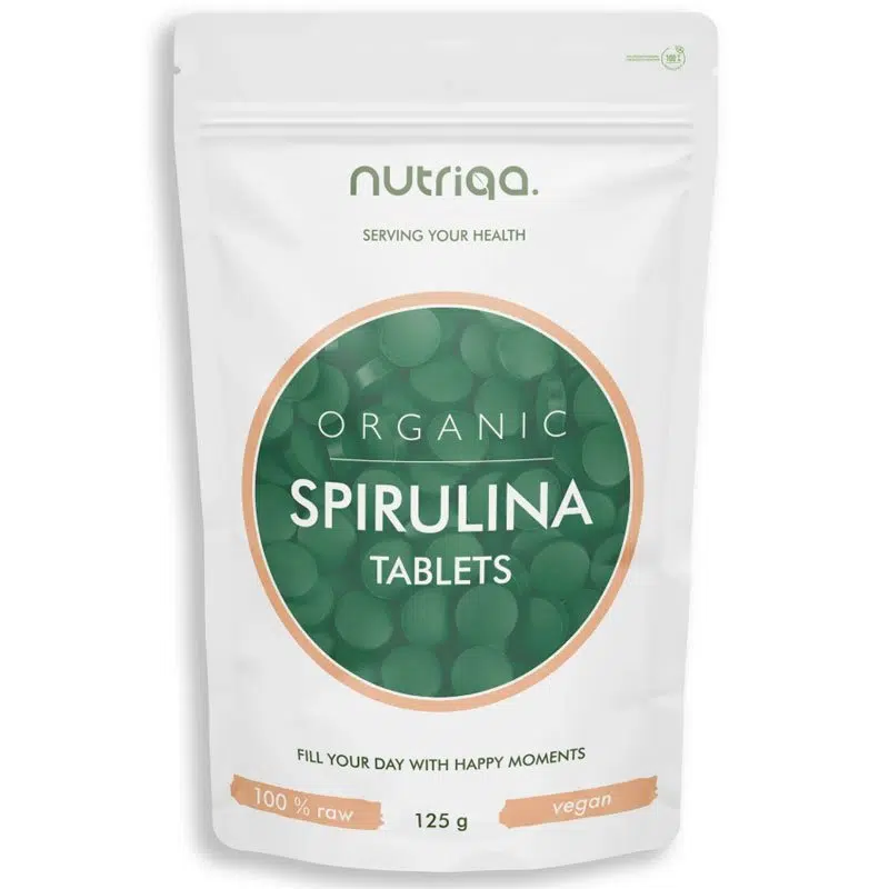 Nutriqa Bio Spirulina Alga tabletta - 125g 1 Nutriqa Bio Spirulina Alga tabletta - 125g
