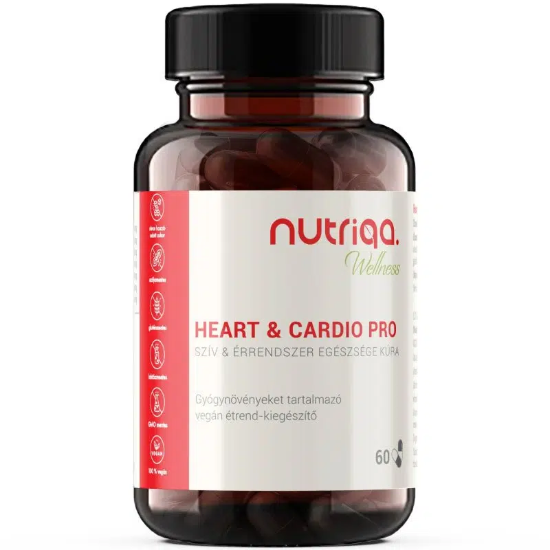 Nutriqa Heart Cardio Pro - Szív & Érrendszer Egészsége Kúra - 60db 1 Nutriqa Heart Cardio Pro - Szív & Érrendszer Egészsége Kúra - 60db