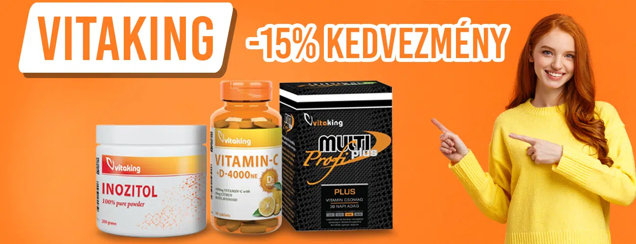 Vitaking -15% kedvezmény
