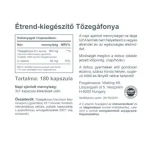 Vitaking Tőzegáfonya C-vitaminnal kapszula - 180db - Image 2