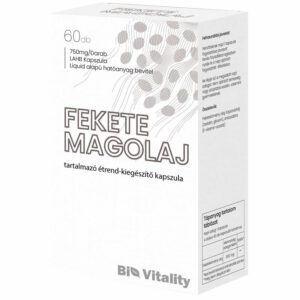 Bio Vitality Fekete magolaj lágyzselatin kapszula - 60db