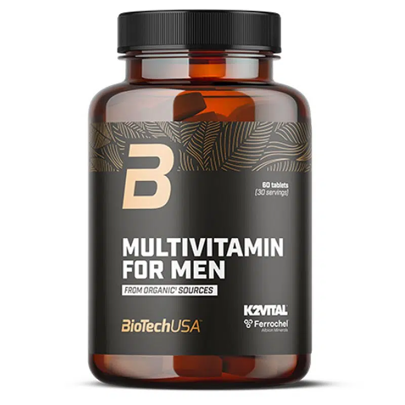 BioTech USA Multivitamin for Men from Organic Sources tabletta - 60db 1 BioTech USA Multivitamin for Men from Organic Sources tabletta - 60db
