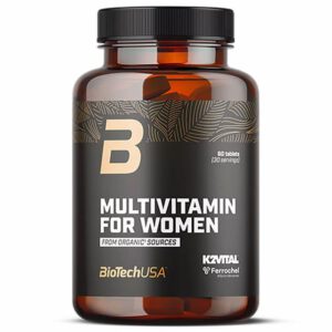 BioTech USA Multivitamin for Women Organic Sources tabletta - 60db