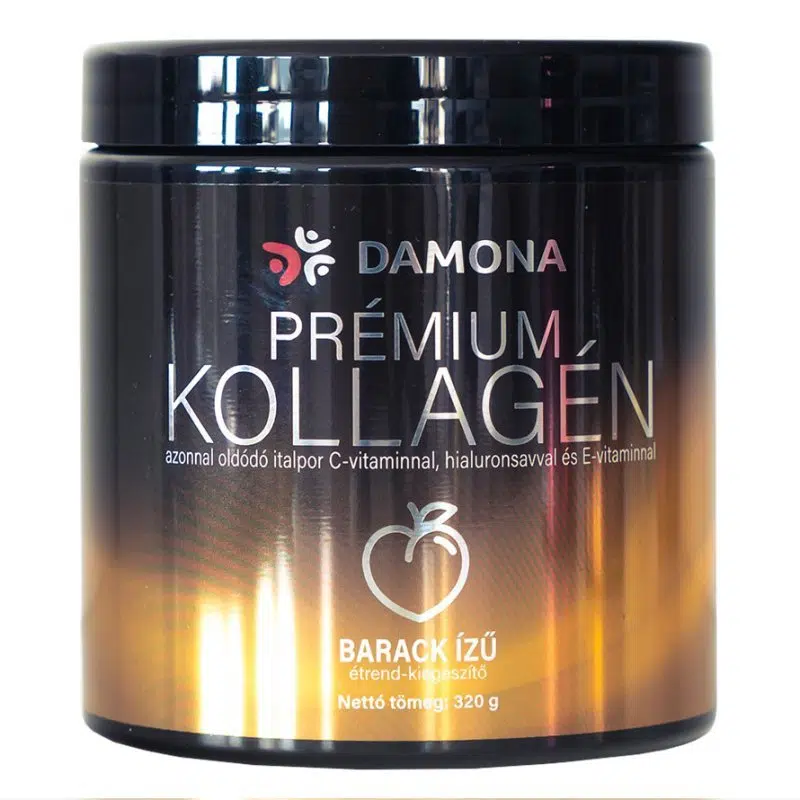 Damona Prémium Kollagén barack ízű italpor - 320g 1 Damona Prémium Kollagén barack ízű italpor - 320g