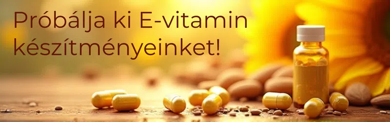 Mire jó az E vitamin? Próbáld ki E-vitamin készítményeinket! Mire jó az E vitamin? Próbáld ki E-vitamin készítményeinket!