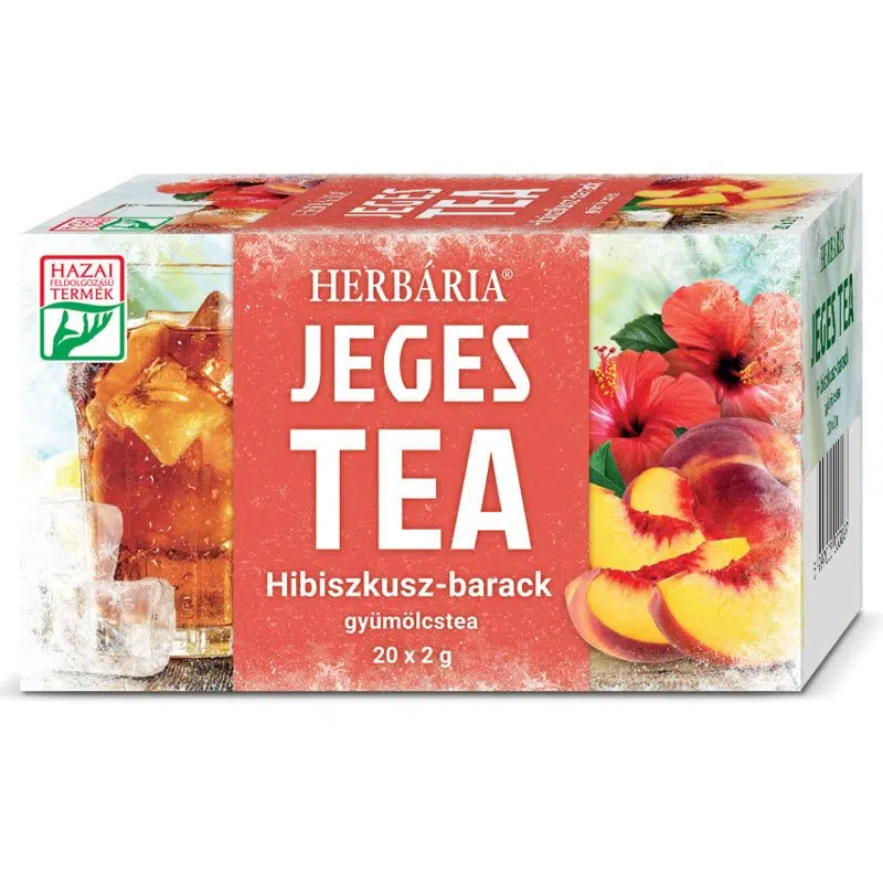 Herbária Jeges tea Hibiszkusz-Barack - 20 filter 1 Herbária Jeges tea Hibiszkusz-Barack - 20 filter