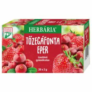 Herbária Tőzegáfonya-Eper tea - 20 filter