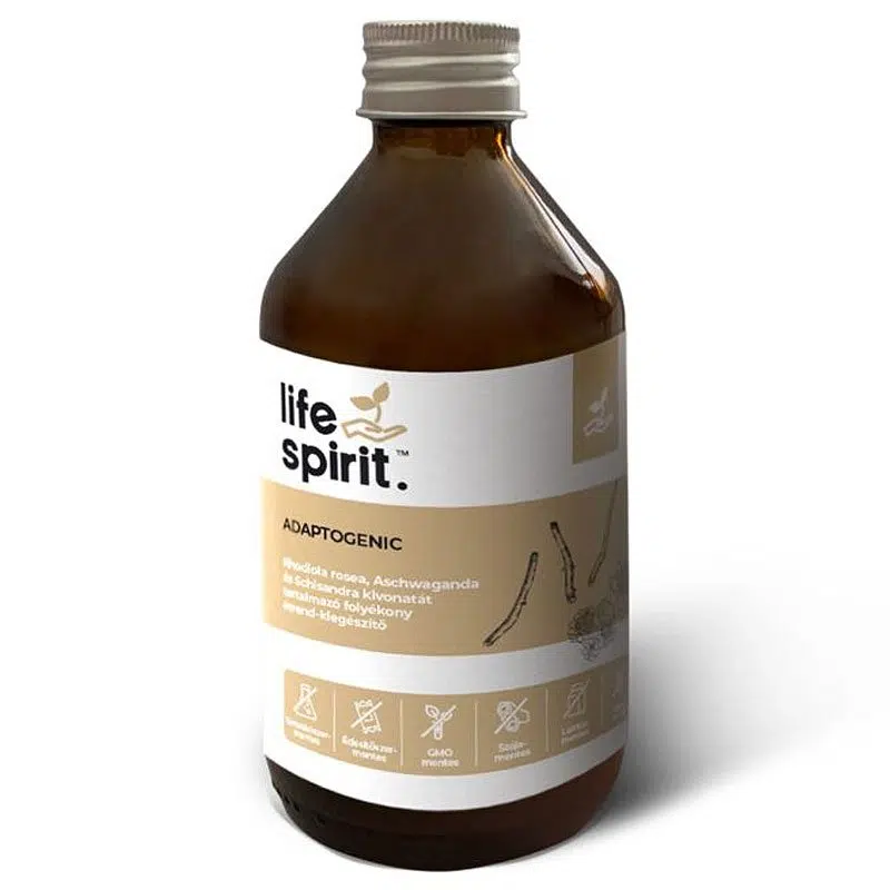 Life Spirit Adaptogenic gyógynövényes folyékony étrendkiegészítő - 250ml 1 Life Spirit Adaptogenic gyógynövényes folyékony étrendkiegészítő - 250ml