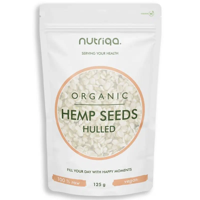 Nutriqa Bio Hántolt kendermag - 125g 1 Nutriqa Bio Hántolt kendermag - 125g